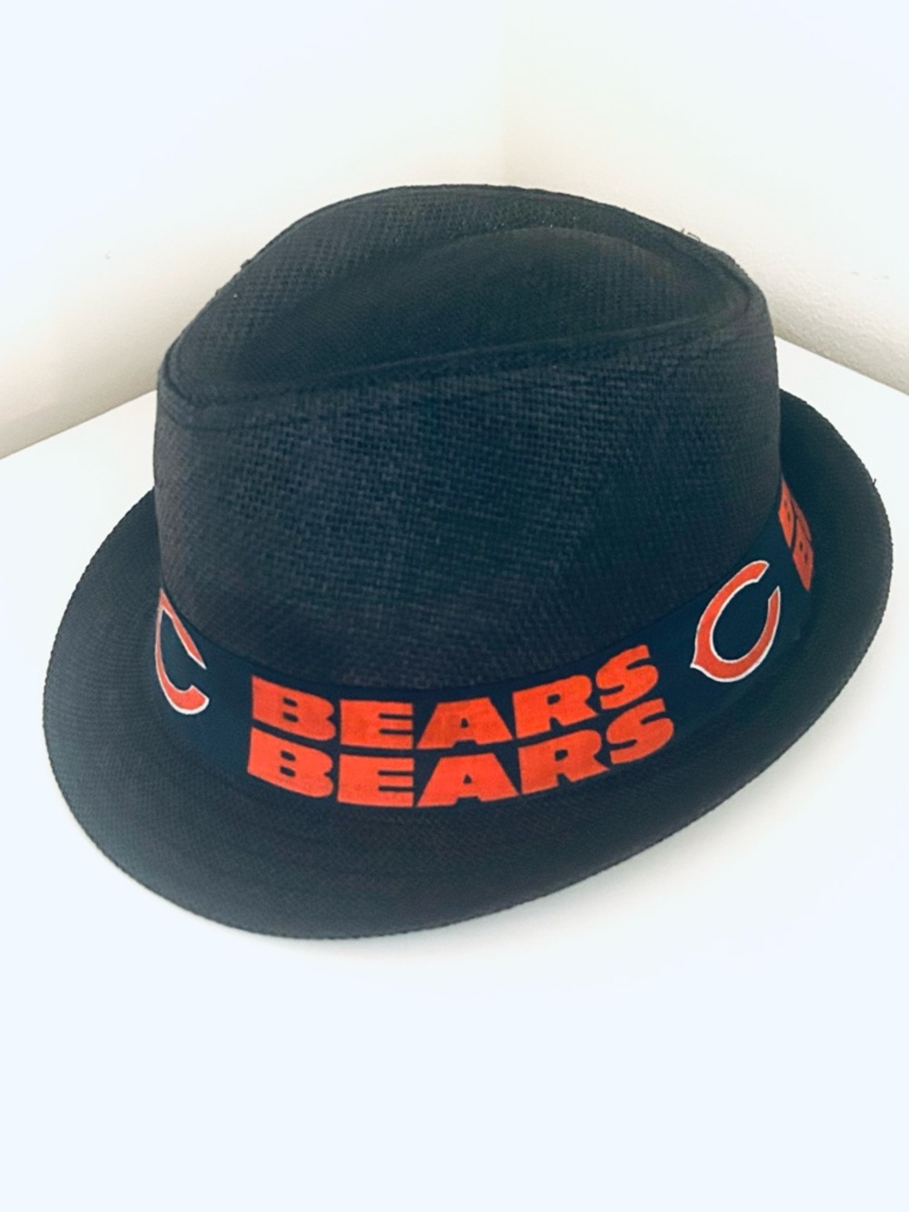 NWOT NFL Chicago Bears unisex fedora Panama straw hat with band
